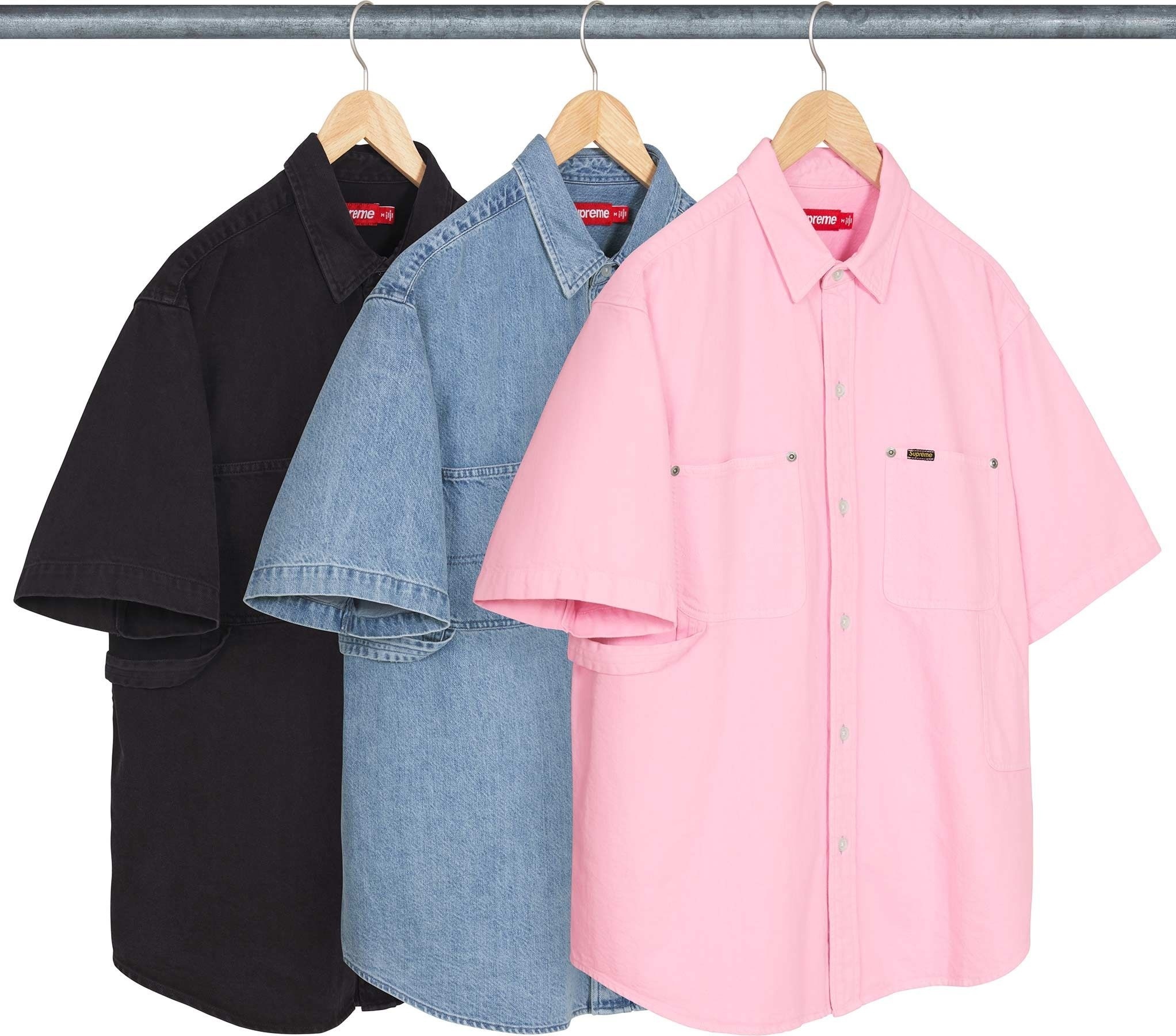 Loose Fit S/S Denim Painter Shirt